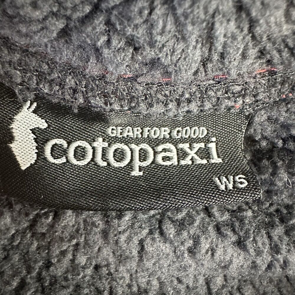 Cotopaxi Capitan Highloft Blue Pullover Fleece Jacket Womens Size S WS - Picture 8 of 8